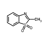 CAS 登录号：73455-00-2， 2-甲基-1,3-苯并噻唑1,1-二氧化物