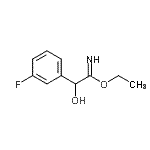 CAS#: 735221-28-0， Ethyl 2-(3-fluorophenyl)-2-hydroxyethanimidate