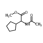 CAS 登录号：735288-61-6， 甲基乙酰氨基(环戊基)乙酸酯