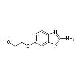 CAS 登录号：73532-98-6， 2-[(2-氨基-1,3-苯并噻唑-6-基)氧基]乙醇