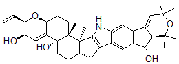 CAS 登录号：73561-90-7， 微紫青霉颤素B