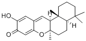 CAS 登录号：73573-17-8， (4aS,6aS,12aR,12bS)-10-羟基-4,4,6a,12b-四甲基-2,3,4a,5,6,12a-六氢-1H-萘并[7,8-b]苯并吡喃-9-酮