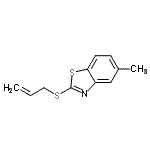 CAS 登录号：73603-62-0， 2-(烯丙基硫基)-5-甲基-1,3-苯并噻唑