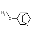 CAS 登录号：736114-12-8， 3-(氨基氧基)-1-氮杂双环[3.2.1]辛烷