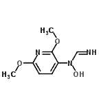 CAS 登录号：736128-48-6， N-(2,6-二甲氧基-3-吡啶基)-N-羟基亚氨代甲酰胺