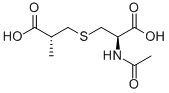CAS#: 73614-35-4， 3-[(2R)-2-Acetamido-3-Hydroxy-3-Oxopropyl]Sulfanyl-2-Methylpropanoic Acid