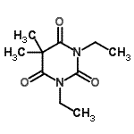 CAS 登录号：736156-92-6， 1,3-二乙基-5,5-二甲基-2,4,6(1H,3H,5H)-嘧啶三酮