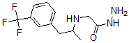 CAS 登录号：73622-64-7， 2-[1-[3-(三氟甲基)苯基]丙-2-基氨基]乙酰肼