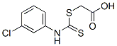 CAS 登录号：73623-02-6， S-[(3-氯苯基)硫代氨基甲酰]2-羟基硫代乙酸酯