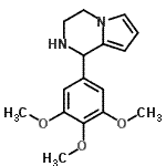 CAS 登录号：73627-27-7， 1-(3,4,5-三甲氧基苯基)-1,2,3,4-四氢吡咯并[1,2-a]吡嗪