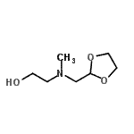 CAS 登录号：736883-79-7， 2-[(1,3-二氧戊环-2-基甲基)(甲基)氨基]乙醇