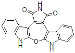 CAS 登录号：73697-66-2， 8,10-二氢-1H-吡咯并(3',4':4,5)氧杂卓并(2,3-b:7,6-b')二吲哚-1,3(2H)-二酮