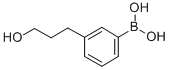 结构式 CAS# 736989-98-3, [3-(3-羟基丙基)苯基]硼酸