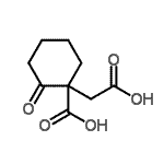CAS 登录号：736997-05-0， 1-(羧甲基)-2-氧代环己烷羧酸