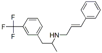 CAS 登录号：73758-29-9， N-[(E)-3-苯基丙-2-烯基]-1-[3-(三氟甲基)苯基]丙-2-胺