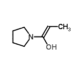 CAS 登录号：737728-77-7， (1Z)-1-(1-吡咯烷基)-1-丙烯-1-醇