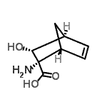 CAS 登录号：737748-06-0， (1R,2S,3R,4S)-2-氨基-3-羟基双环[2.2.1]庚-5-烯-2-羧酸
