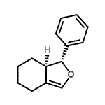 CAS 登录号：737767-33-8， (1R,7aR)-1-苯基-1,4,5,6,7,7a-六氢-2-苯并呋喃