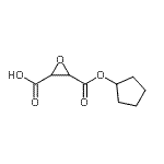 CAS 登录号：738532-01-9， 3-[(环戊基氧基)羰基]-2-环氧乙烷羧酸