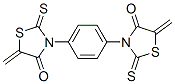 CAS 登录号：73855-63-7， 5-亚甲基-3-[4-(5-亚甲基-4-氧代-2-巯基-1,3-噻唑烷-3-基)苯基]-2-巯基-1,3-噻唑烷-4-酮