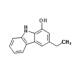 CAS 登录号：738608-37-2， 3-乙基-9H-咔唑-1-醇