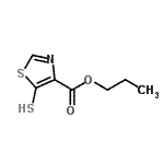 CAS 登录号：738619-80-2， 丙基5-硫基-1,3-噻唑-4-羧酸酯
