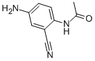 结构式 CAS# 73894-39-0, N1-(4-氨基-2-氰基苯基)乙酰胺