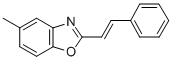 CAS 登录号：73916-05-9， (E)-5-甲基-2-苯乙烯基苯并恶唑