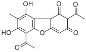 CAS#: 73927-68-1， 2,6-Diacetyl-7,9-Dihydroxy-8-Methyldibenzofuran-1,3(2H,9bH)-Dione