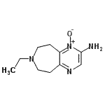 CAS 登录号：739321-89-2， 7-乙基-6,7,8,9-四氢-5H-吡嗪并[2,3-d]氮杂卓-2-胺1-氧化物