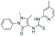 CAS 登录号：73953-56-7， 1-(1,5-二甲基-3-氧代-2-苯基吡唑-4-基)-3-(4-甲基吡啶-2-基)硫脲