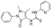 CAS 登录号：73953-59-0， 1-(1,5-二甲基-3-氧代-2-苯基吡唑-4-基)-3-吡啶-2-基硫脲