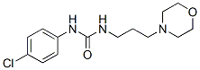 结构式 CAS# 73953-71-6, 3-(4-氯苯基)-1-(3-吗啉-4-基丙基)脲