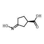 CAS#: 73994-55-5， (1R,3E)-3-(Hydroxyimino)cyclopentanecarboxylic acid