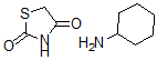 CAS 登录号：74008-02-9， 环己胺, 1,3-噻唑烷-2,4-二酮
