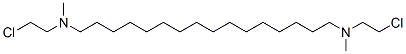 CAS 登录号：74023-14-6， N,N'-二(2-氯乙基)-N,N'-二甲基十六烷-1,16-二胺
