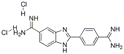 CAS 登录号：74027-83-1， 2-(4-甲脒基苯基)-3H-苯并咪唑-5-甲脒二盐酸盐