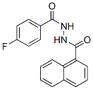 CAS 登录号:74038-76-9, 1-(4-氟苯甲酰)-2-(1-萘甲酰)肼