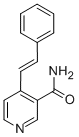 CAS 登录号：74039-05-7， 4-苯乙烯基烟酰胺