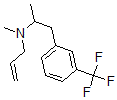 CAS 登录号：74051-02-8， N-甲基-N-[1-[3-(三氟甲基)苯基]丙-2-基]丙-2-烯-1-胺