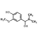 CAS 登录号：740733-93-1， 4-[(二甲基氨基)(羟基)甲基]-2-甲氧基苯酚