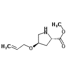CAS#: 740758-94-5， Methyl (4R)-4-(allyloxy)-L-prolinate