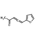 CAS 登录号：74143-91-2， 5-(2-呋喃基)-3,4-戊二烯-2-酮