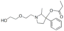 CAS#: 74195-90-7， [1-[2-(2-Hydroxyethoxy)Ethyl]-2-Methyl-3-Phenylpyrrolidin-3-Yl] Propanoate