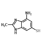 CAS 登录号：742048-19-7， 4-氨基-2-甲基-1H-苯并咪唑-6-硫醇
