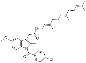 CAS 登录号：74252-25-8， 吲哚美辛钠盐三水合物