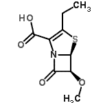 CAS#: 742651-14-5， (5S,6S)-3-Ethyl-6-methoxy-7-oxo-4-thia-1-azabicyclo[3.2.0]hept-2-ene-2-carboxylic acid