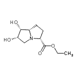 CAS 登录号：742685-75-2， 乙基(3R,6S,7R,7aS)-6,7-二羟基己氢-1H-吡咯里嗪-3-羧酸酯