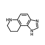 CAS 登录号：743366-83-8， 6,7,8,9-四氢-1H-咪唑并[4,5-f]喹啉