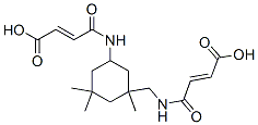 CAS 登录号：74340-57-1， (E)-4-[[5-[[(E)-4-羟基-4-氧代丁-2-烯酰基]氨基]-1,3,3-三甲基环己基]甲基氨基]-4-氧代丁-2-烯酸